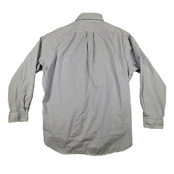 Polo Ralph Lauren Men's XL Blue/White Striped Classic Fit Dress Shirt SEE DESCRI - Picture 2 of 16